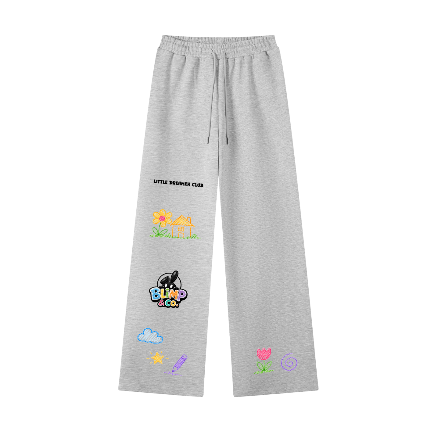 Doodle Straight-Leg Sweatpants