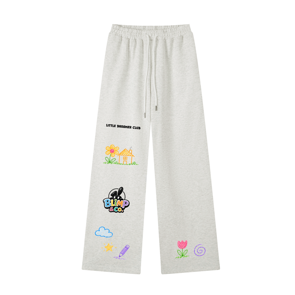 Doodle Straight-Leg Sweatpants