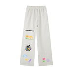 Doodle Straight-Leg Sweatpants