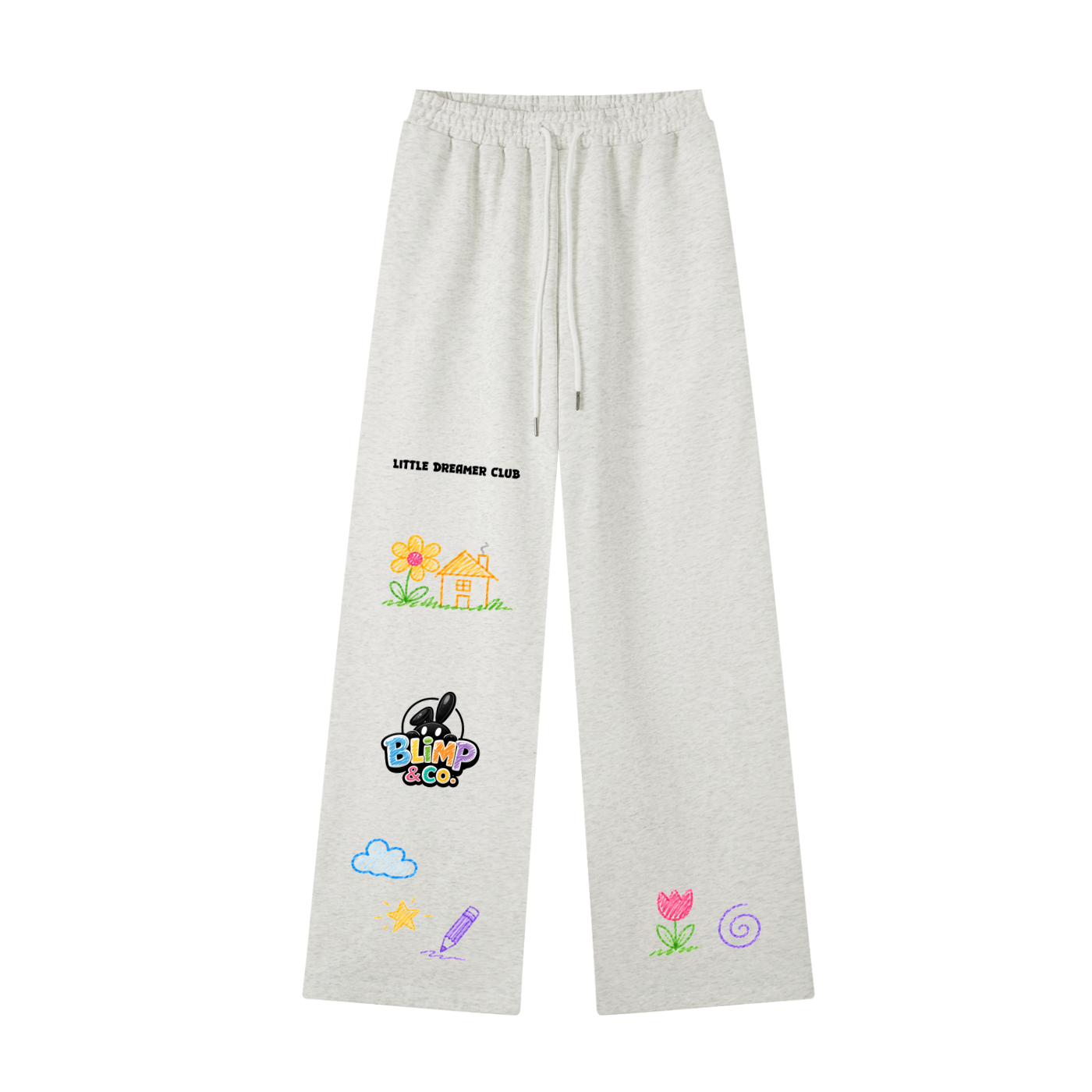 Doodle Straight-Leg Sweatpants