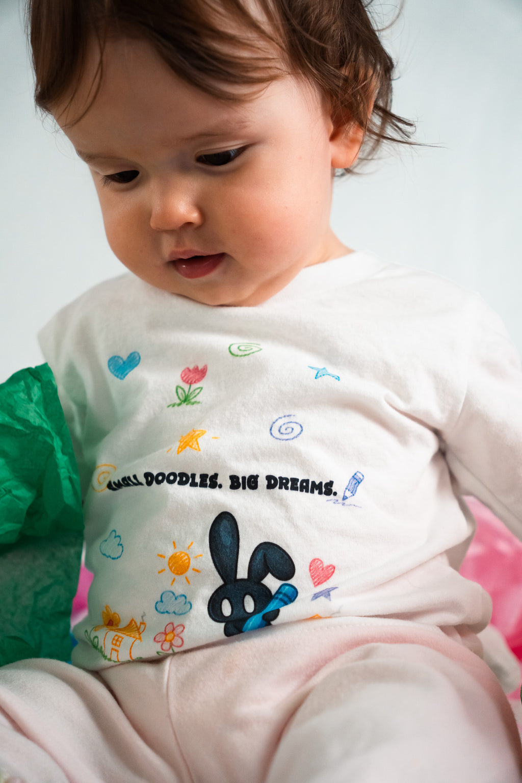 Small Doodles. Big Dreams. Baby Tee
