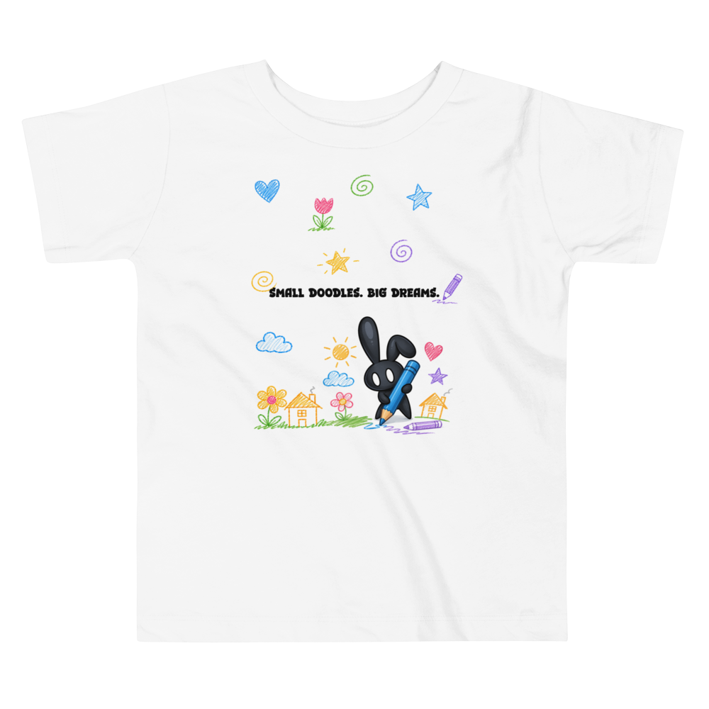 Small Doodles. Big Dreams. Toddler Tee